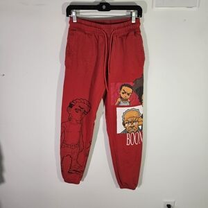 Unisex Boondocks Cartoon Red Sweatpants!